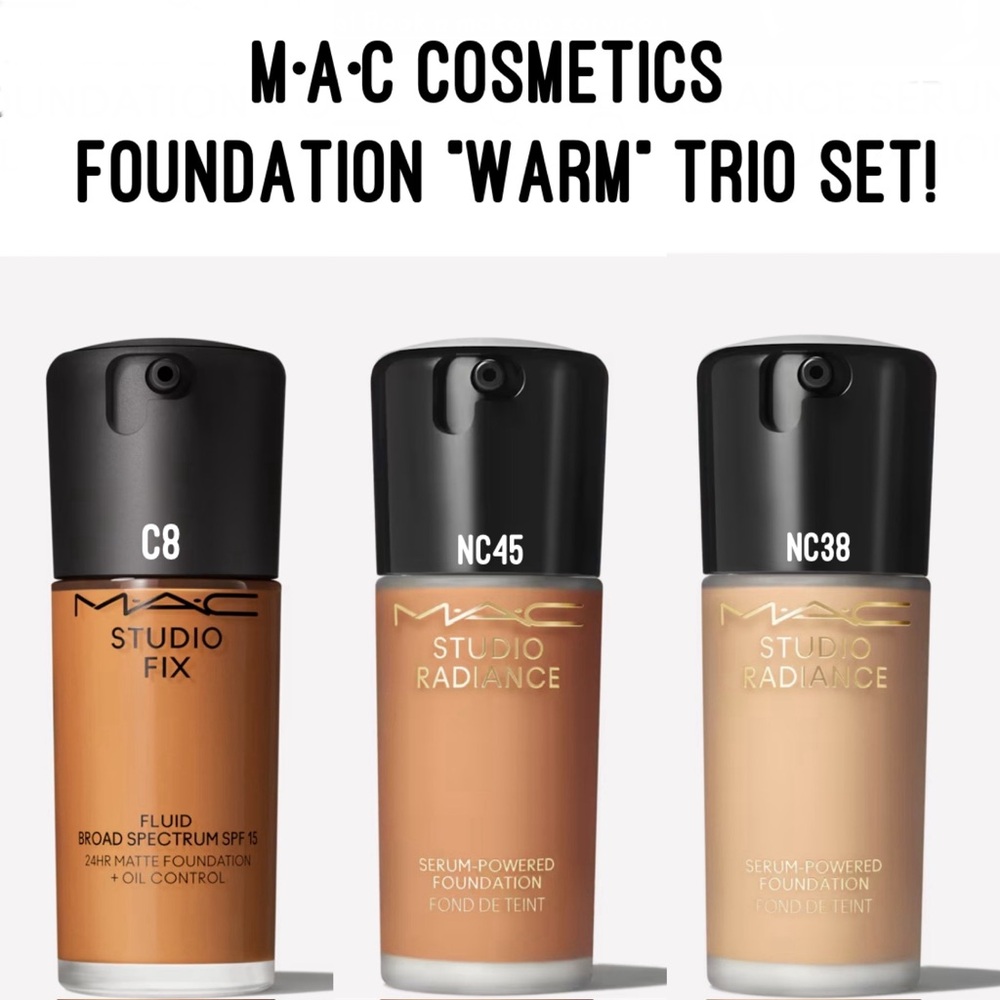 M•A•C Trio Foundation Set